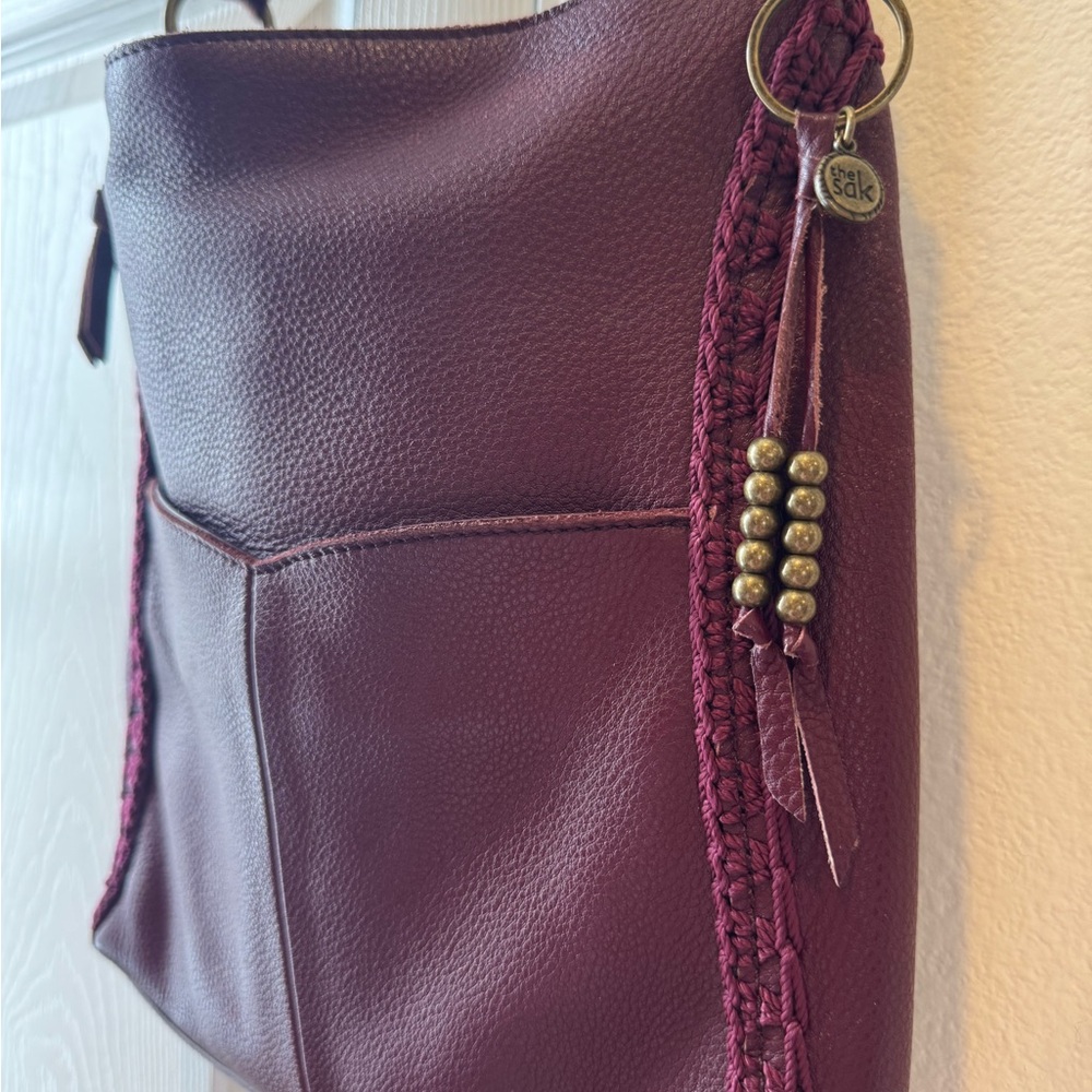 The Sak Rich Burgundy Shoulder Bag